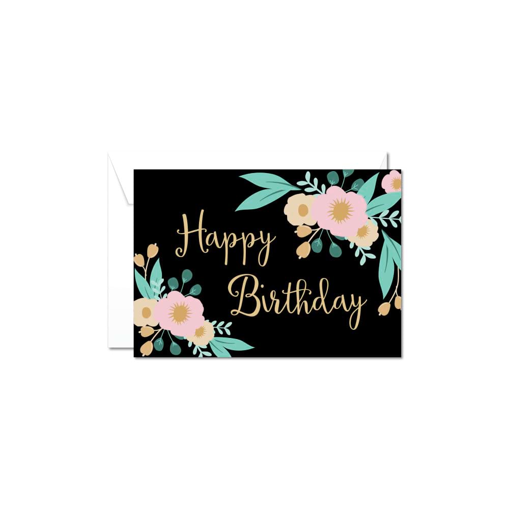Floral Happy Birthday